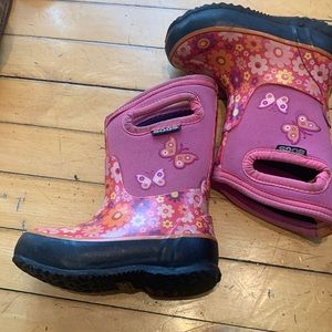 BOGS raining Boots pink Girls